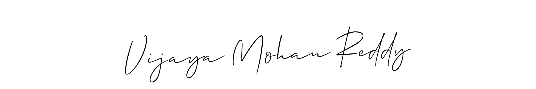 How to Draw Vijaya Mohan Reddy signature style? Allison_Script is a latest design signature styles for name Vijaya Mohan Reddy. Vijaya Mohan Reddy signature style 2 images and pictures png