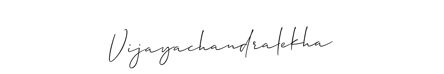 Best and Professional Signature Style for Vijayachandralekha. Allison_Script Best Signature Style Collection. Vijayachandralekha signature style 2 images and pictures png