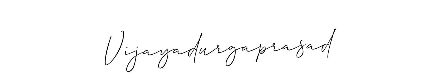 Design your own signature with our free online signature maker. With this signature software, you can create a handwritten (Allison_Script) signature for name Vijayadurgaprasad. Vijayadurgaprasad signature style 2 images and pictures png