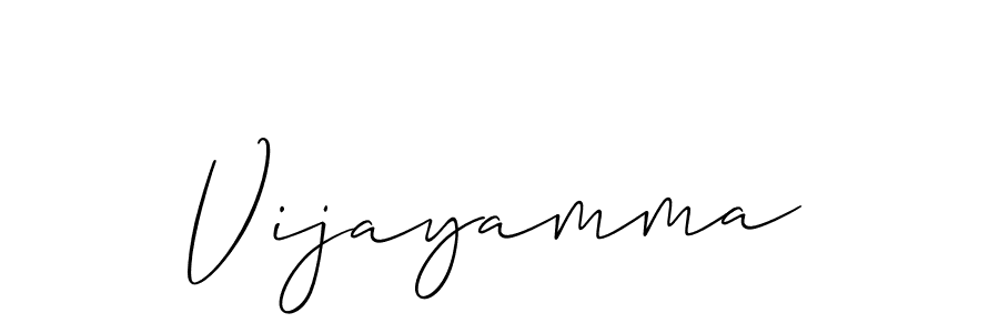 How to make Vijayamma signature? Allison_Script is a professional autograph style. Create handwritten signature for Vijayamma name. Vijayamma signature style 2 images and pictures png