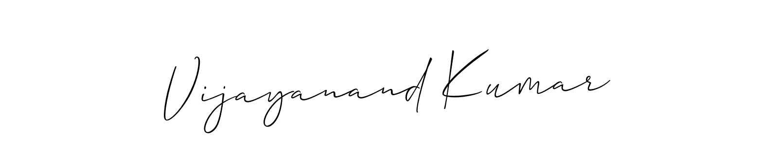 Best and Professional Signature Style for Vijayanand Kumar. Allison_Script Best Signature Style Collection. Vijayanand Kumar signature style 2 images and pictures png