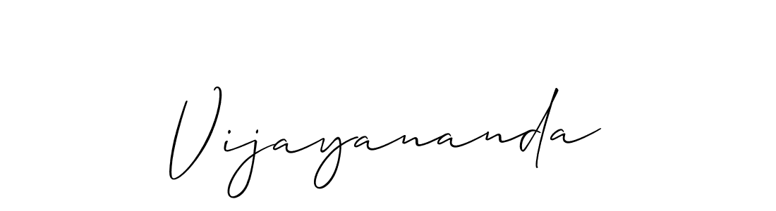 Best and Professional Signature Style for Vijayananda. Allison_Script Best Signature Style Collection. Vijayananda signature style 2 images and pictures png