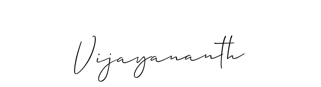 Vijayananth stylish signature style. Best Handwritten Sign (Allison_Script) for my name. Handwritten Signature Collection Ideas for my name Vijayananth. Vijayananth signature style 2 images and pictures png