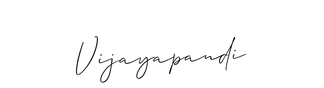 Also we have Vijayapandi name is the best signature style. Create professional handwritten signature collection using Allison_Script autograph style. Vijayapandi signature style 2 images and pictures png