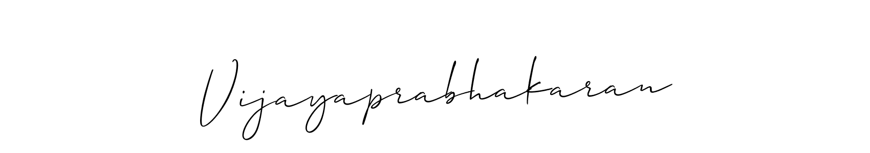 Vijayaprabhakaran stylish signature style. Best Handwritten Sign (Allison_Script) for my name. Handwritten Signature Collection Ideas for my name Vijayaprabhakaran. Vijayaprabhakaran signature style 2 images and pictures png