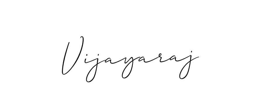 How to make Vijayaraj name signature. Use Allison_Script style for creating short signs online. This is the latest handwritten sign. Vijayaraj signature style 2 images and pictures png