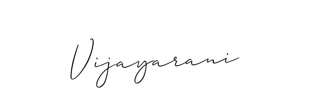 if you are searching for the best signature style for your name Vijayarani. so please give up your signature search. here we have designed multiple signature styles  using Allison_Script. Vijayarani signature style 2 images and pictures png