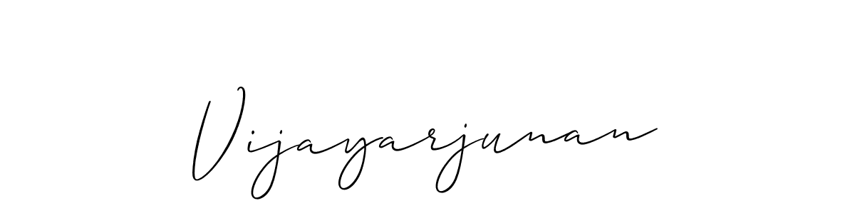 Use a signature maker to create a handwritten signature online. With this signature software, you can design (Allison_Script) your own signature for name Vijayarjunan. Vijayarjunan signature style 2 images and pictures png