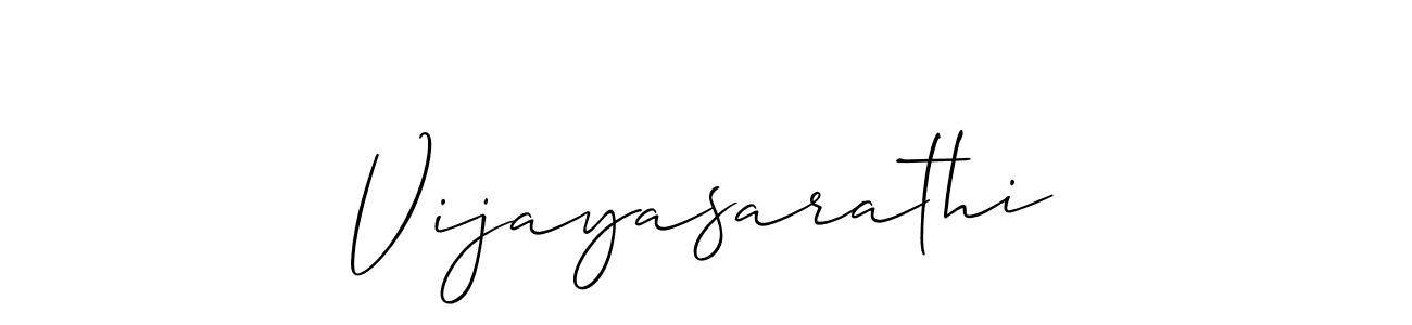 Make a beautiful signature design for name Vijayasarathi. With this signature (Allison_Script) style, you can create a handwritten signature for free. Vijayasarathi signature style 2 images and pictures png