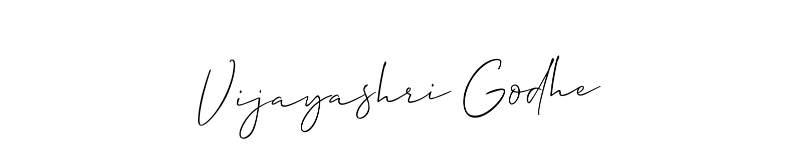 Here are the top 10 professional signature styles for the name Vijayashri Godhe. These are the best autograph styles you can use for your name. Vijayashri Godhe signature style 2 images and pictures png