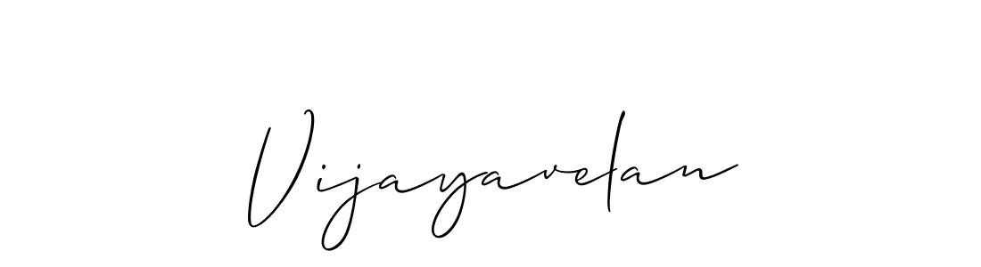 Make a beautiful signature design for name Vijayavelan. With this signature (Allison_Script) style, you can create a handwritten signature for free. Vijayavelan signature style 2 images and pictures png
