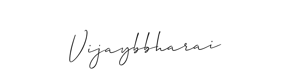 Allison_Script is a professional signature style that is perfect for those who want to add a touch of class to their signature. It is also a great choice for those who want to make their signature more unique. Get Vijaybbharai name to fancy signature for free. Vijaybbharai signature style 2 images and pictures png