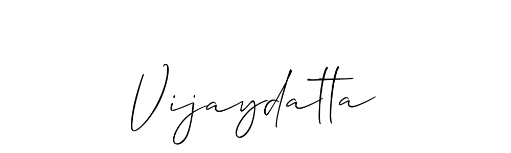 How to make Vijaydatta signature? Allison_Script is a professional autograph style. Create handwritten signature for Vijaydatta name. Vijaydatta signature style 2 images and pictures png