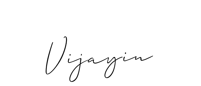 Similarly Allison_Script is the best handwritten signature design. Signature creator online .You can use it as an online autograph creator for name Vijayin. Vijayin signature style 2 images and pictures png