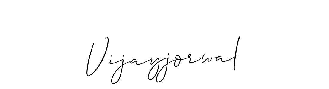 You should practise on your own different ways (Allison_Script) to write your name (Vijayjorwal) in signature. don't let someone else do it for you. Vijayjorwal signature style 2 images and pictures png