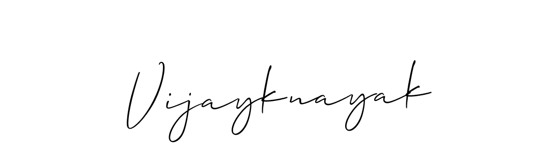 It looks lik you need a new signature style for name Vijayknayak. Design unique handwritten (Allison_Script) signature with our free signature maker in just a few clicks. Vijayknayak signature style 2 images and pictures png