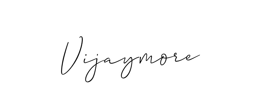 if you are searching for the best signature style for your name Vijaymore. so please give up your signature search. here we have designed multiple signature styles  using Allison_Script. Vijaymore signature style 2 images and pictures png