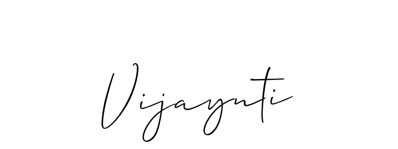 Best and Professional Signature Style for Vijaynti. Allison_Script Best Signature Style Collection. Vijaynti signature style 2 images and pictures png