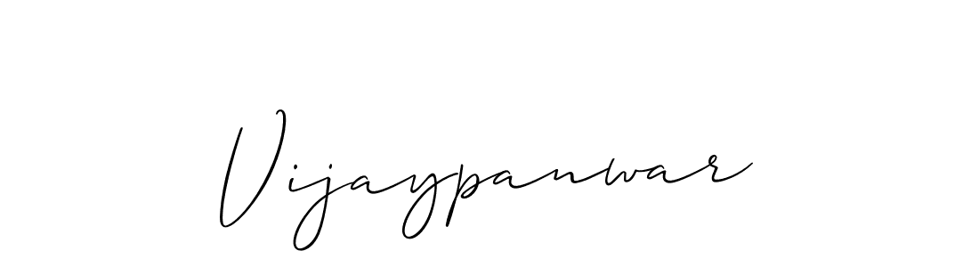 The best way (Allison_Script) to make a short signature is to pick only two or three words in your name. The name Vijaypanwar include a total of six letters. For converting this name. Vijaypanwar signature style 2 images and pictures png