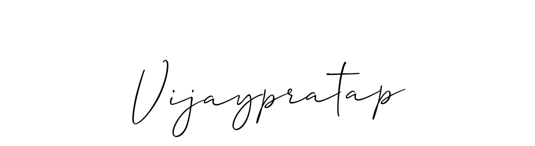 You can use this online signature creator to create a handwritten signature for the name Vijaypratap. This is the best online autograph maker. Vijaypratap signature style 2 images and pictures png