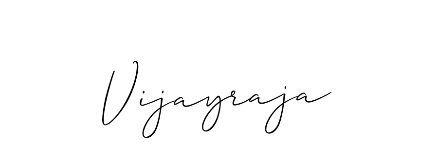 Make a beautiful signature design for name Vijayraja. With this signature (Allison_Script) style, you can create a handwritten signature for free. Vijayraja signature style 2 images and pictures png