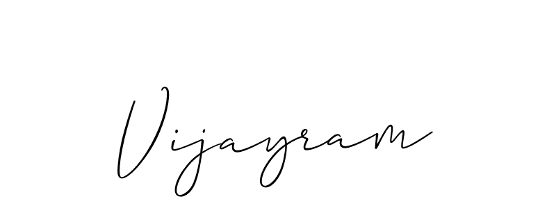 if you are searching for the best signature style for your name Vijayram. so please give up your signature search. here we have designed multiple signature styles  using Allison_Script. Vijayram signature style 2 images and pictures png