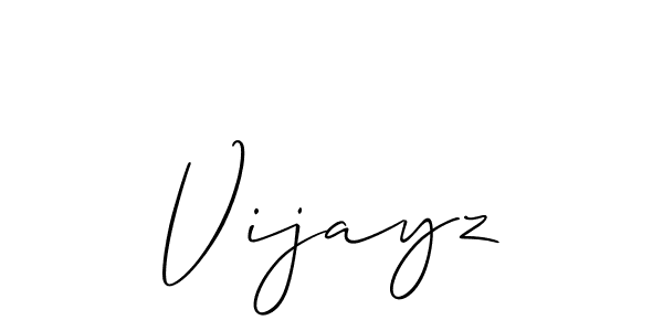 Similarly Allison_Script is the best handwritten signature design. Signature creator online .You can use it as an online autograph creator for name Vijayz. Vijayz signature style 2 images and pictures png