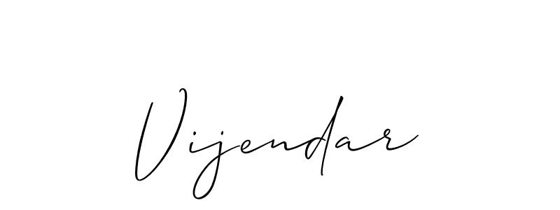 You should practise on your own different ways (Allison_Script) to write your name (Vijendar) in signature. don't let someone else do it for you. Vijendar signature style 2 images and pictures png