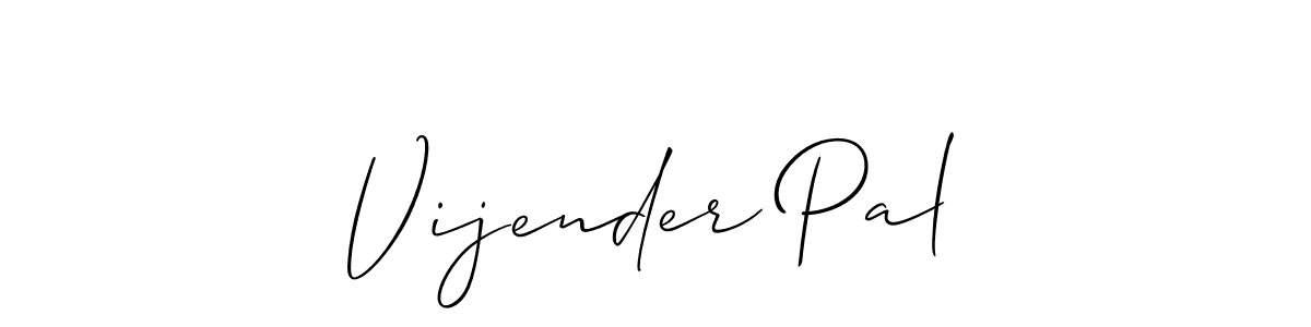 Best and Professional Signature Style for Vijender Pal. Allison_Script Best Signature Style Collection. Vijender Pal signature style 2 images and pictures png