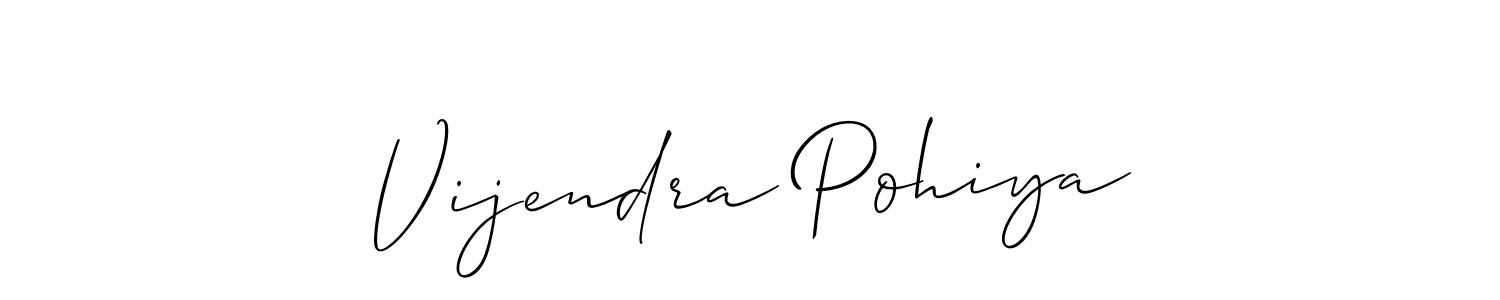 Here are the top 10 professional signature styles for the name Vijendra Pohiya. These are the best autograph styles you can use for your name. Vijendra Pohiya signature style 2 images and pictures png