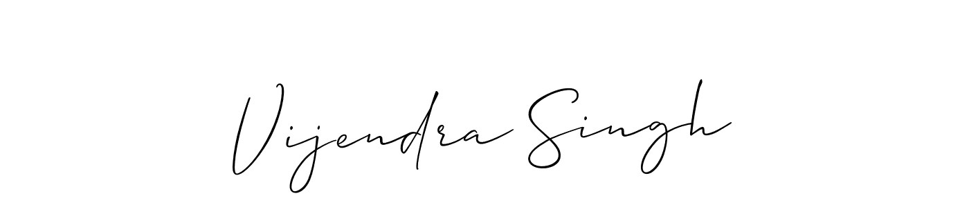 Make a short Vijendra Singh signature style. Manage your documents anywhere anytime using Allison_Script. Create and add eSignatures, submit forms, share and send files easily. Vijendra Singh signature style 2 images and pictures png