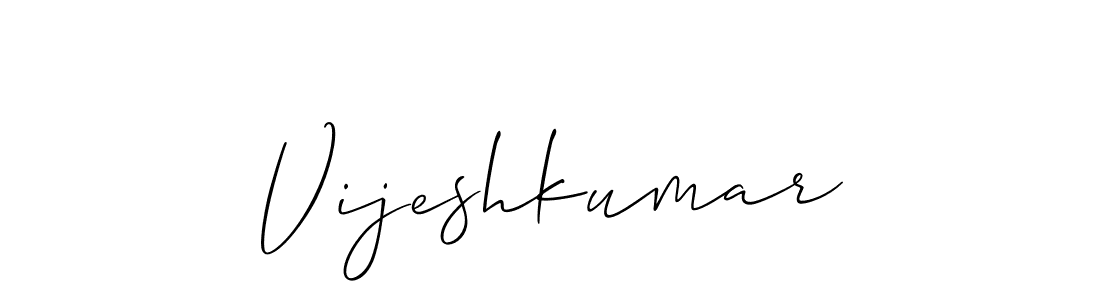 How to Draw Vijeshkumar signature style? Allison_Script is a latest design signature styles for name Vijeshkumar. Vijeshkumar signature style 2 images and pictures png