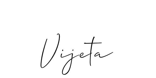 Make a beautiful signature design for name Vijeta. Use this online signature maker to create a handwritten signature for free. Vijeta signature style 2 images and pictures png