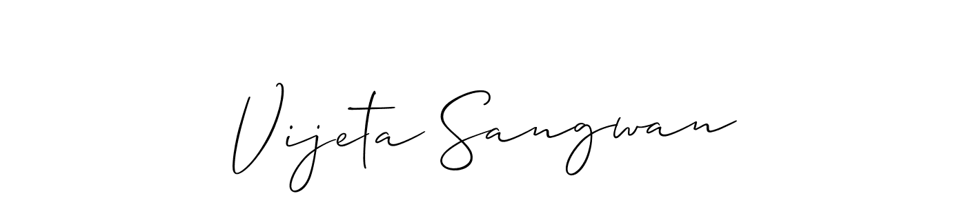 Best and Professional Signature Style for Vijeta Sangwan. Allison_Script Best Signature Style Collection. Vijeta Sangwan signature style 2 images and pictures png