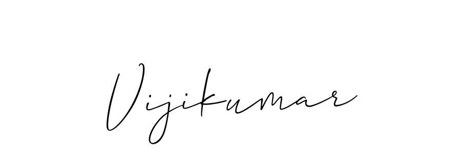 How to make Vijikumar signature? Allison_Script is a professional autograph style. Create handwritten signature for Vijikumar name. Vijikumar signature style 2 images and pictures png