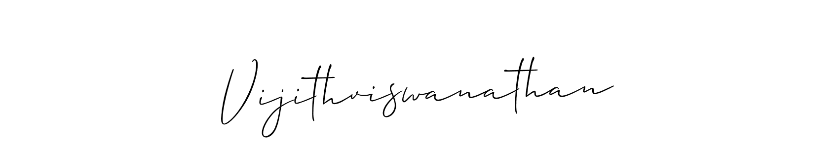 You should practise on your own different ways (Allison_Script) to write your name (Vijithviswanathan) in signature. don't let someone else do it for you. Vijithviswanathan signature style 2 images and pictures png