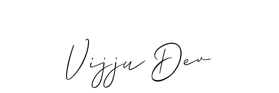 Here are the top 10 professional signature styles for the name Vijju Dev. These are the best autograph styles you can use for your name. Vijju Dev signature style 2 images and pictures png