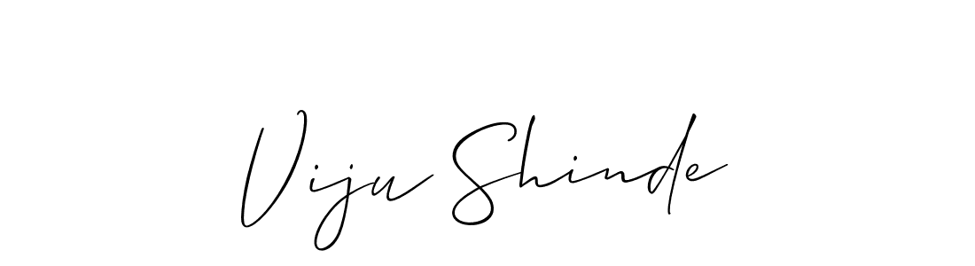 How to Draw Viju Shinde signature style? Allison_Script is a latest design signature styles for name Viju Shinde. Viju Shinde signature style 2 images and pictures png