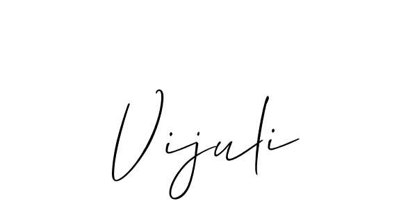 Make a beautiful signature design for name Vijuli. Use this online signature maker to create a handwritten signature for free. Vijuli signature style 2 images and pictures png