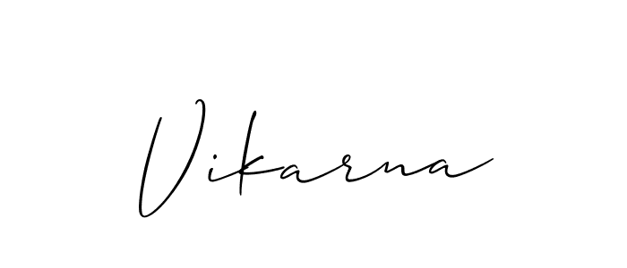 Here are the top 10 professional signature styles for the name Vikarna. These are the best autograph styles you can use for your name. Vikarna signature style 2 images and pictures png