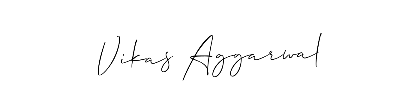Make a beautiful signature design for name Vikas Aggarwal. Use this online signature maker to create a handwritten signature for free. Vikas Aggarwal signature style 2 images and pictures png