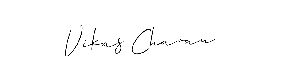 Best and Professional Signature Style for Vikas Chavan. Allison_Script Best Signature Style Collection. Vikas Chavan signature style 2 images and pictures png