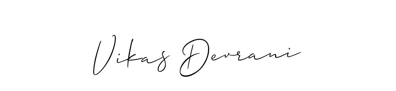 You can use this online signature creator to create a handwritten signature for the name Vikas Devrani. This is the best online autograph maker. Vikas Devrani signature style 2 images and pictures png