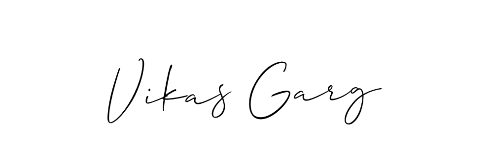 if you are searching for the best signature style for your name Vikas Garg. so please give up your signature search. here we have designed multiple signature styles  using Allison_Script. Vikas Garg signature style 2 images and pictures png