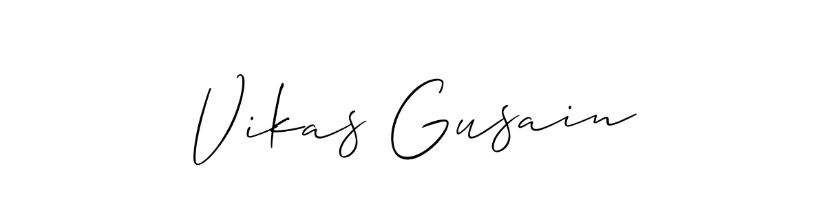 Once you've used our free online signature maker to create your best signature Allison_Script style, it's time to enjoy all of the benefits that Vikas Gusain name signing documents. Vikas Gusain signature style 2 images and pictures png