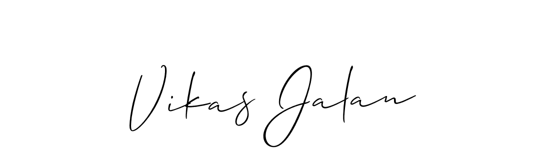 How to Draw Vikas Jalan signature style? Allison_Script is a latest design signature styles for name Vikas Jalan. Vikas Jalan signature style 2 images and pictures png