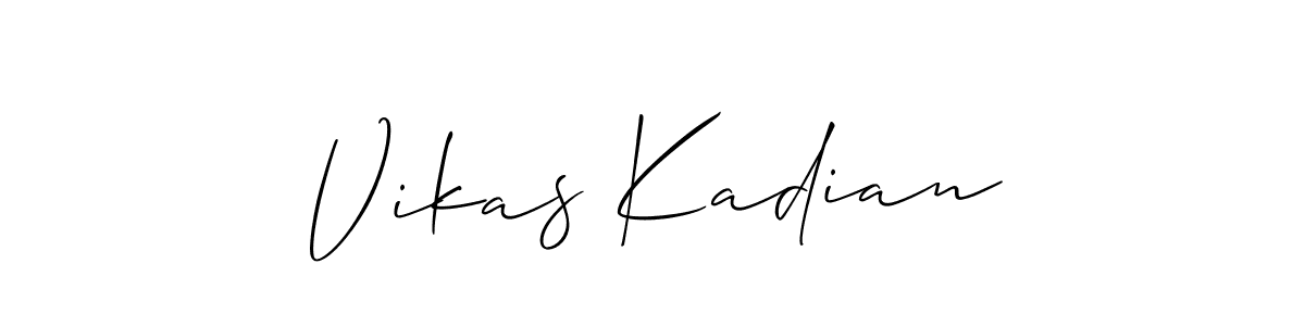 Here are the top 10 professional signature styles for the name Vikas Kadian. These are the best autograph styles you can use for your name. Vikas Kadian signature style 2 images and pictures png