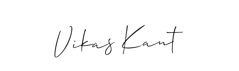 How to Draw Vikas Kant signature style? Allison_Script is a latest design signature styles for name Vikas Kant. Vikas Kant signature style 2 images and pictures png