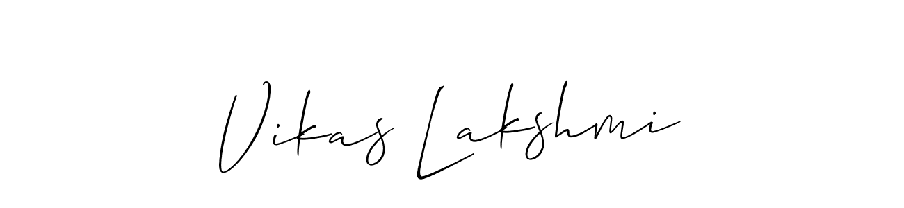 Here are the top 10 professional signature styles for the name Vikas Lakshmi. These are the best autograph styles you can use for your name. Vikas Lakshmi signature style 2 images and pictures png