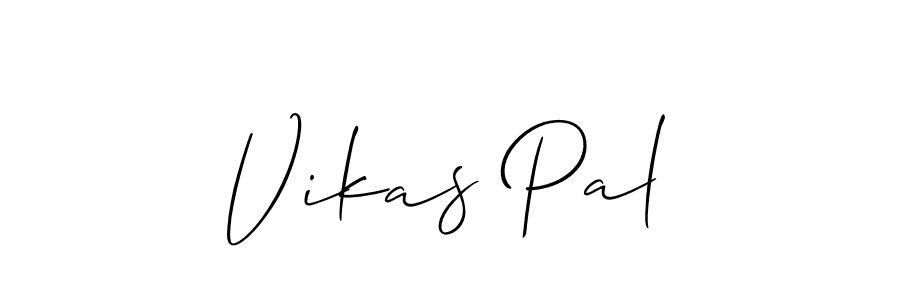 if you are searching for the best signature style for your name Vikas Pal. so please give up your signature search. here we have designed multiple signature styles  using Allison_Script. Vikas Pal signature style 2 images and pictures png